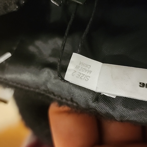 Alexander Wang Womens black skirt winter wool alpaca cupro new with tag authenti - Picture 12 of 13